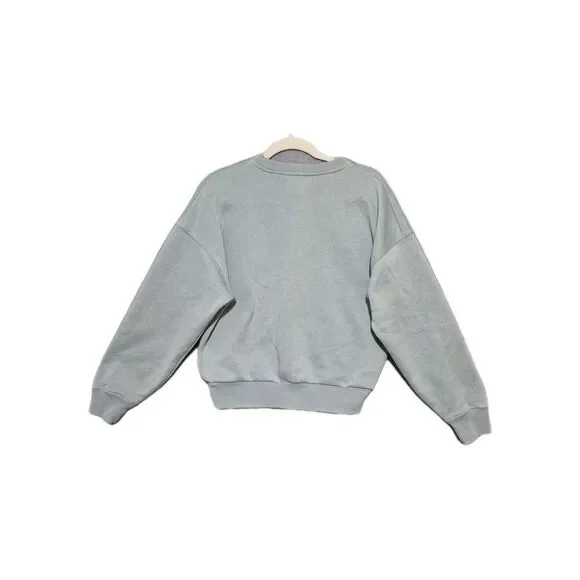 Everlane Women's Long Sleeve Cotton Blend Pullover Neck Medium - Picture 6 of 8